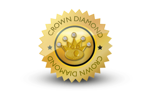 Crown Diamond status badge