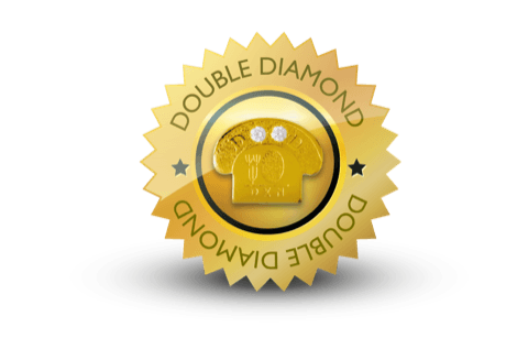 Double Diamond status badge