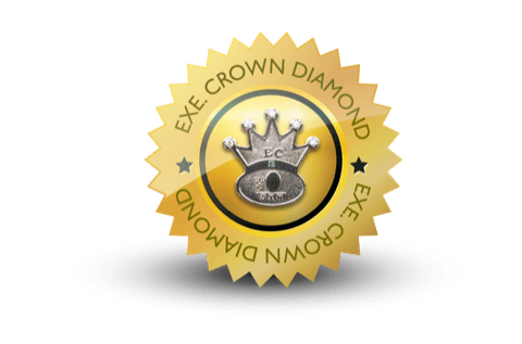 Executive Crown Diamond status badge