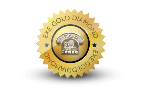Executive Gold Diamond status badge