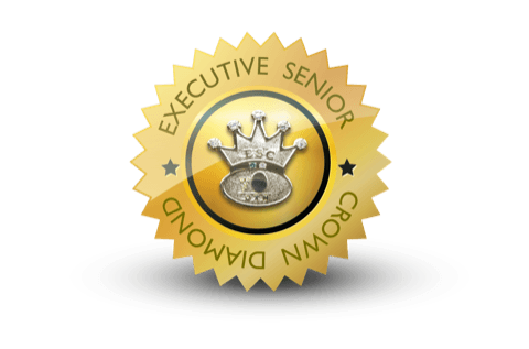 Executive Senior Crown Diamond status badge