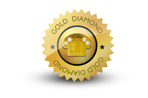 Gold Diamond status badge